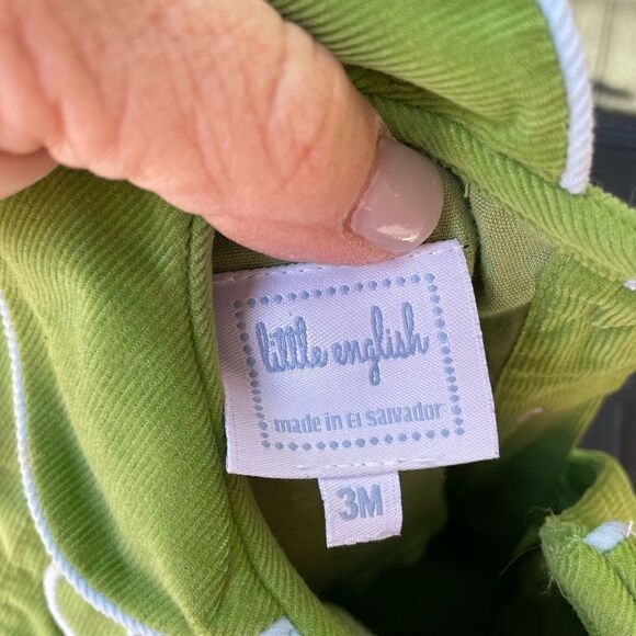 Clark Little English Monogrammed Corduroy Bubble - Picture 3 of 3